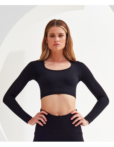 T-TR224-Haut court femme TriDri® '3D Fit’ côtelé et sans coutures